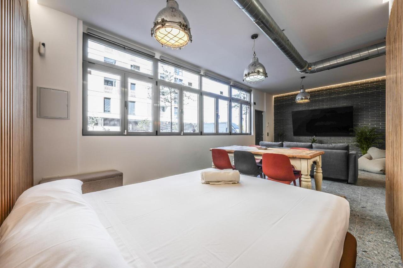 Loft Reformado Industrial Lägenhet Madrid Exteriör bild