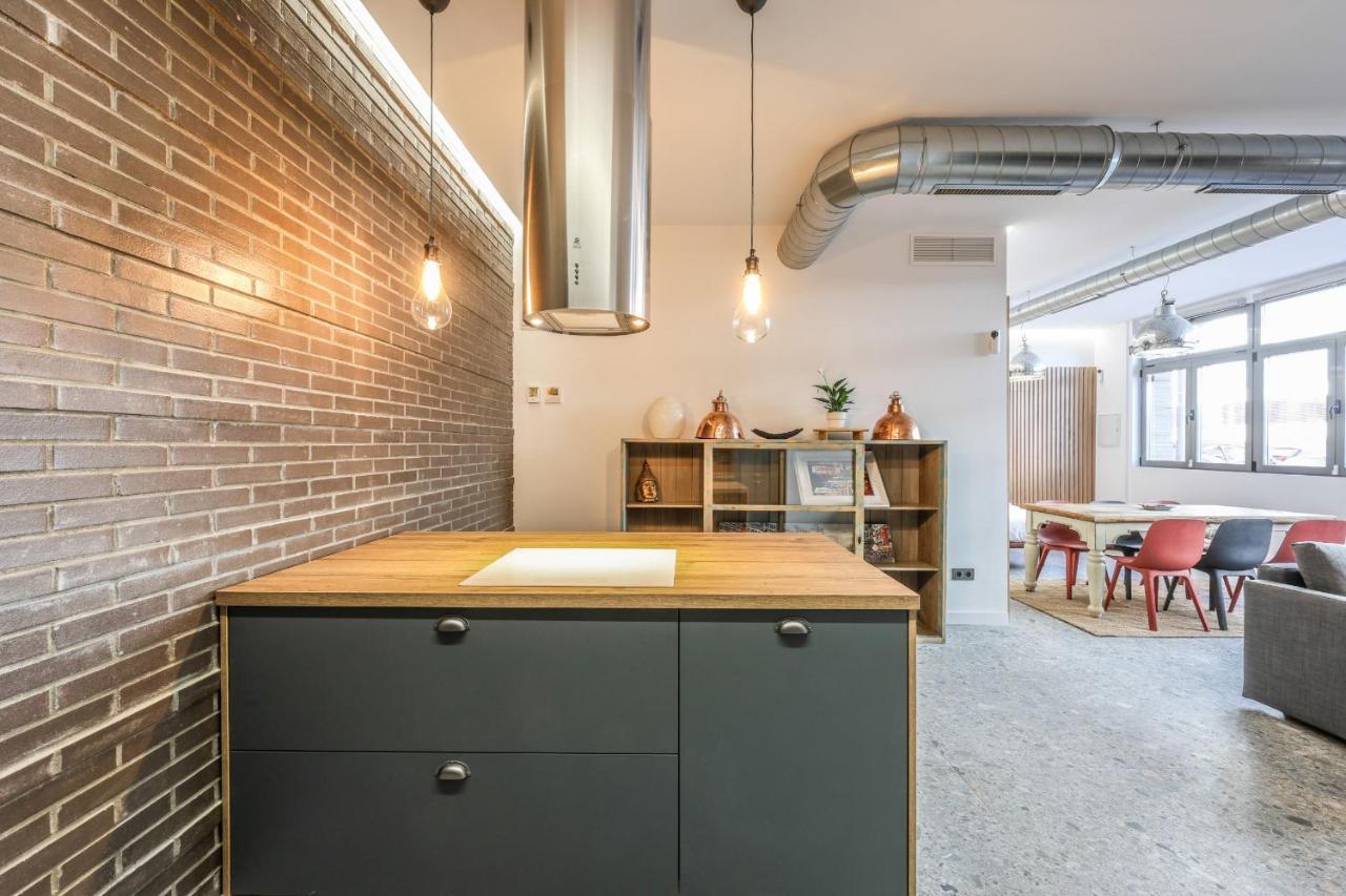 Loft Reformado Industrial Lägenhet Madrid Exteriör bild