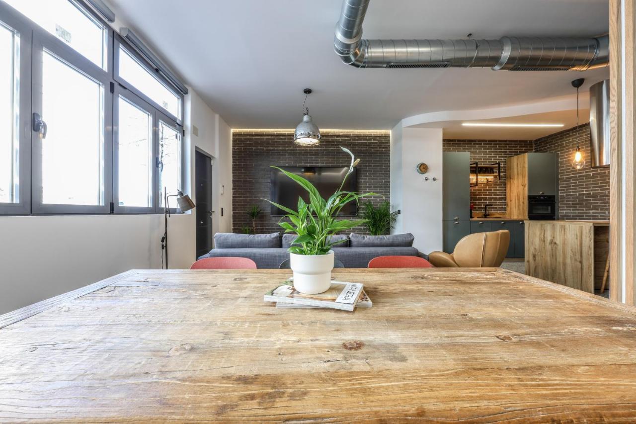 Loft Reformado Industrial Lägenhet Madrid Exteriör bild