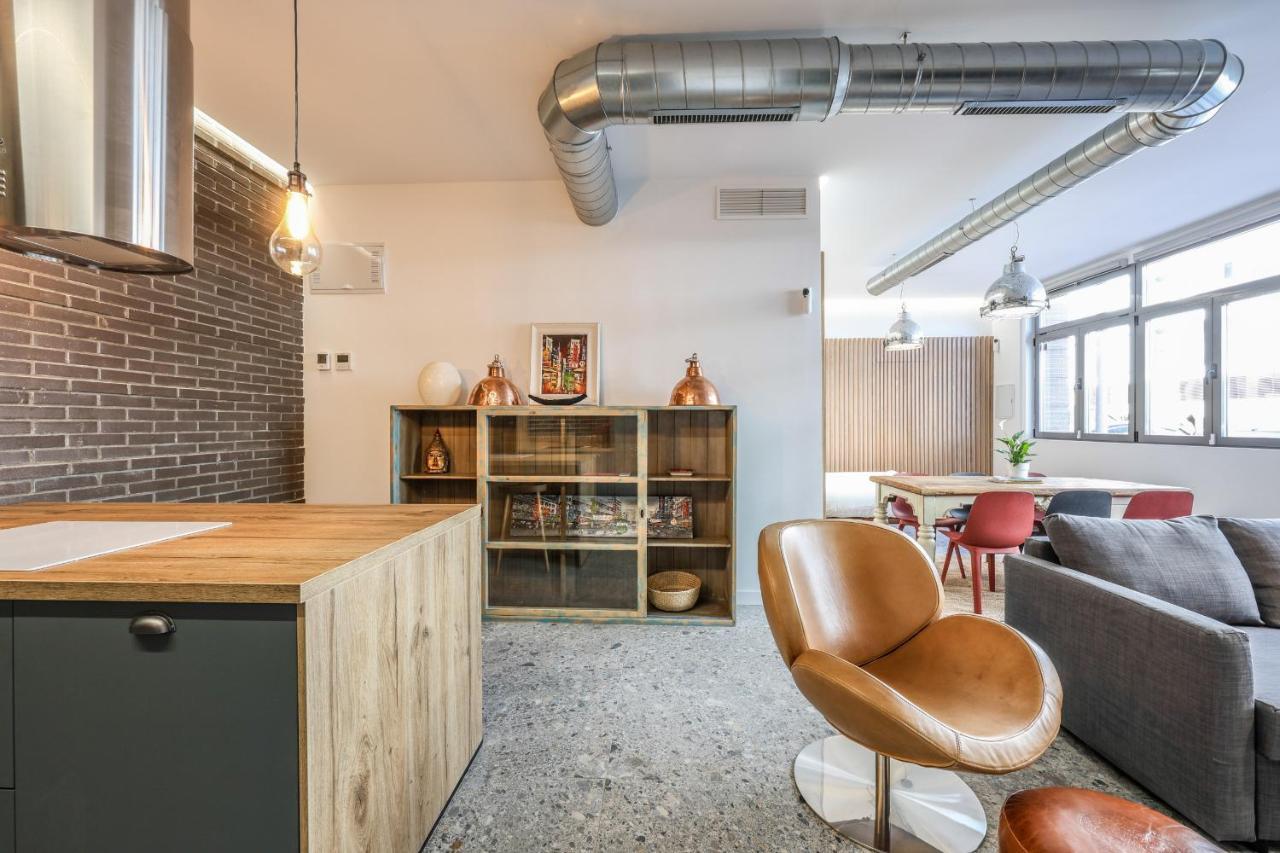 Loft Reformado Industrial Lägenhet Madrid Exteriör bild