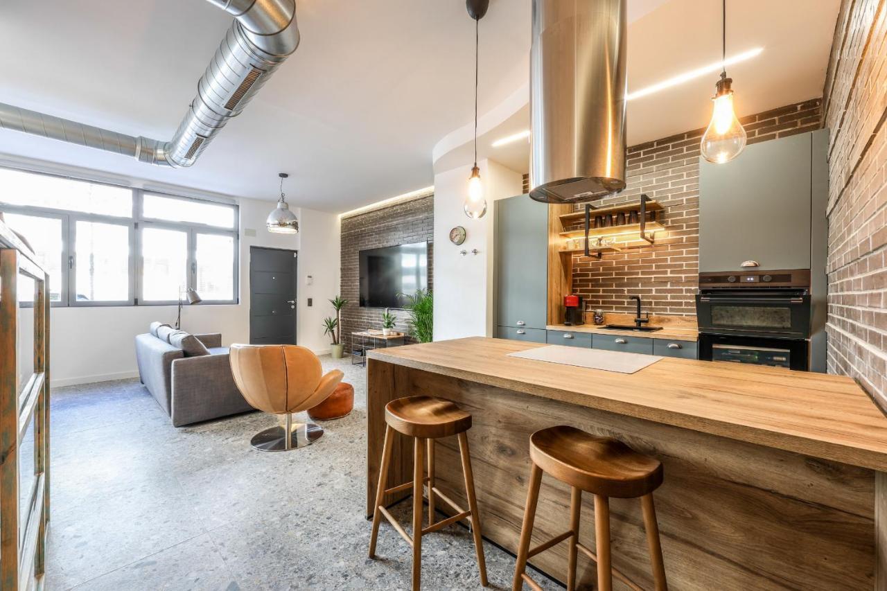 Loft Reformado Industrial Lägenhet Madrid Exteriör bild